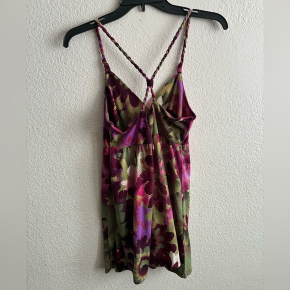 Mudd Multicolor Playful Graphics Babydoll Top L - Picture 2 of 6